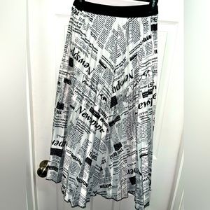 Maxi Skirt- Newspaper inspo